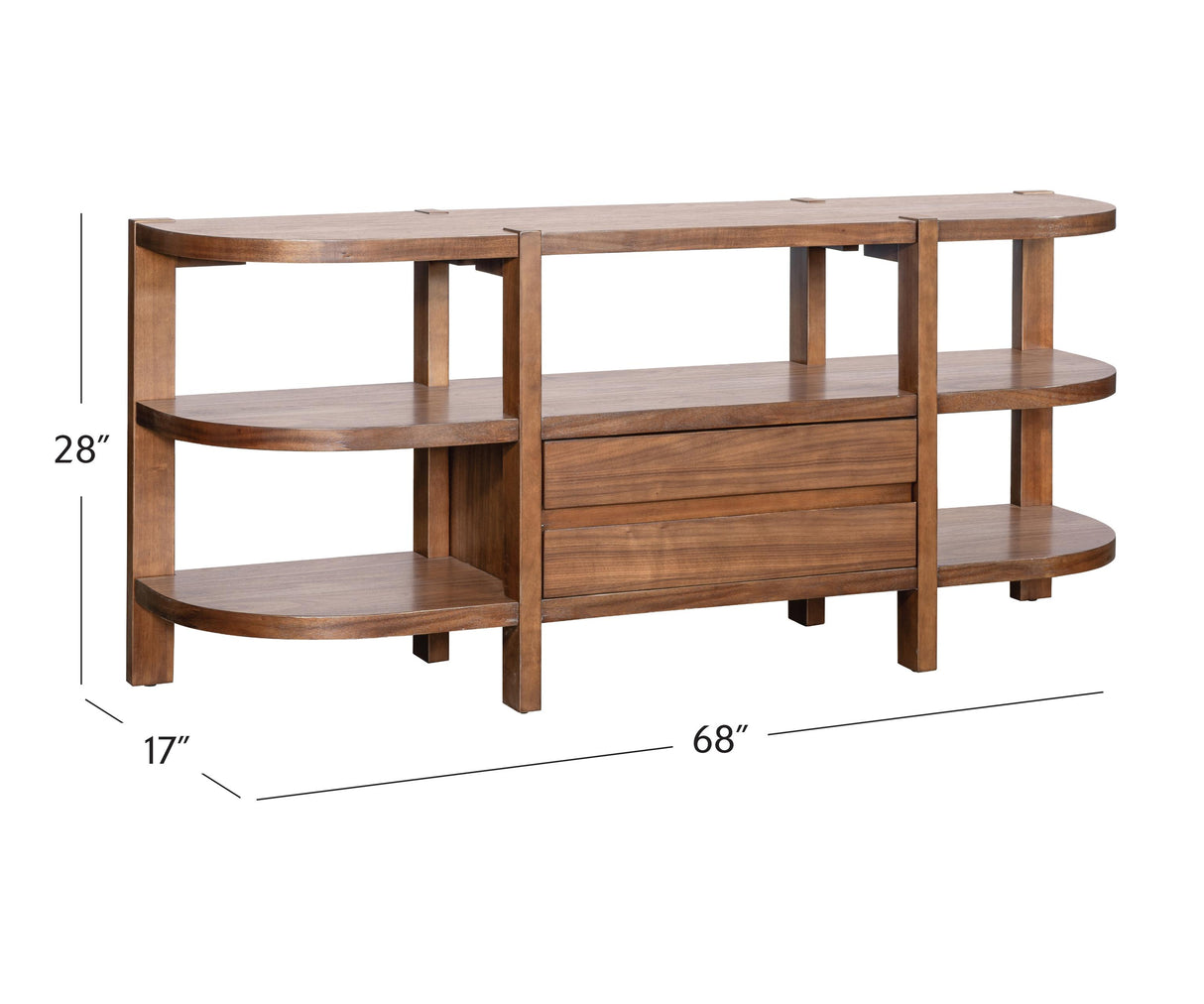 Bassett Brown Winston Console Table