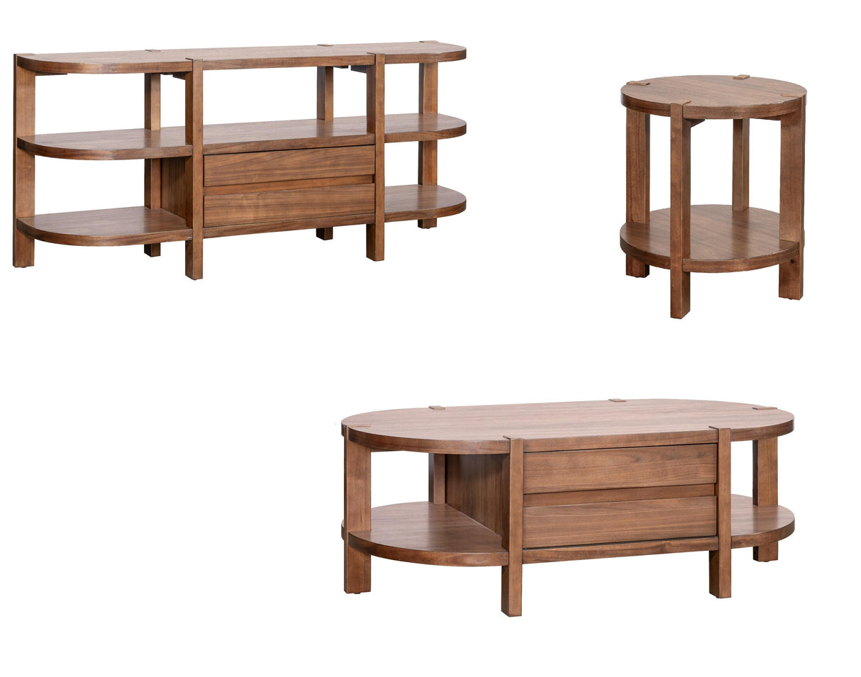 Bassett Brown Winston Console Table