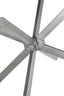 Bassett Gunmetal/Clear Deen Round End Table