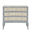 Bassett Antique Robin's Egg Blue, Antique Mirror Fontaine Hall Chest