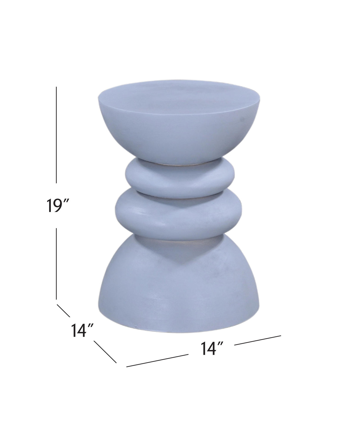 Bassett Sky Plaster Cloud Accent Table