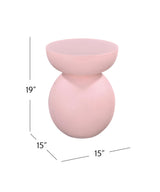 Bassett Blush Plaster Eden Accent Table