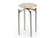 Bassett Italian Crema Marble, Nickel Iron Thea Accent Table