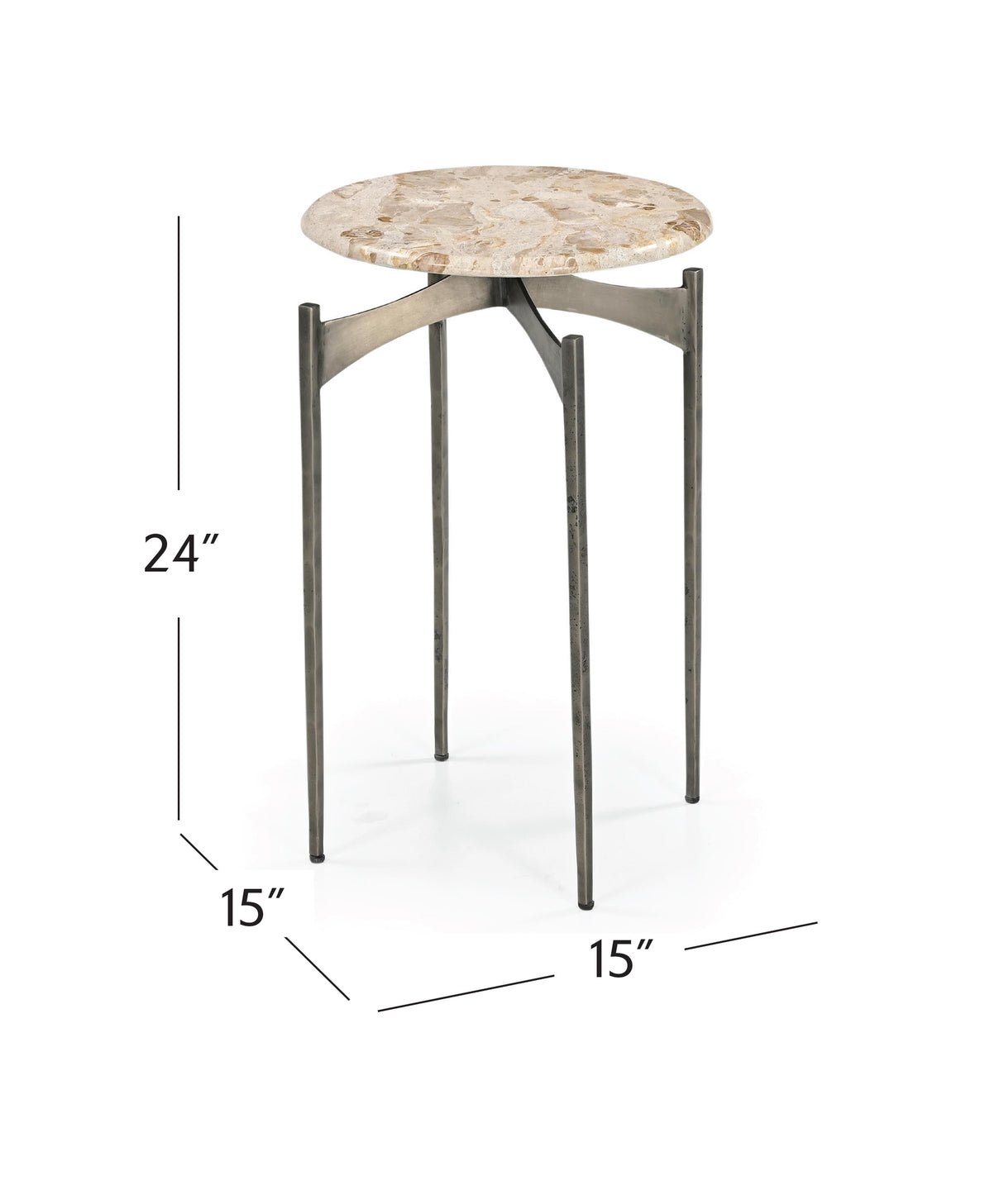 Bassett Brown Thea Accent Table