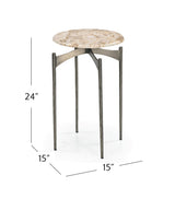 Bassett Brown Thea Accent Table