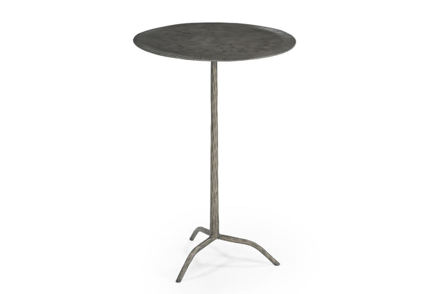 Bassett Antique Nickel Silas Accent Table