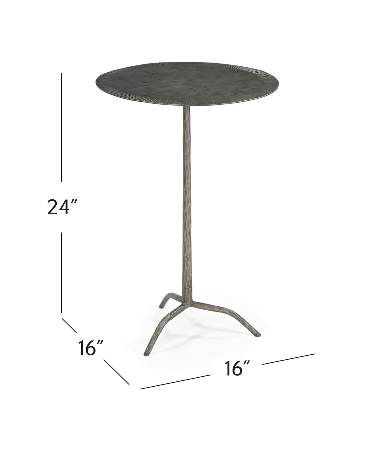 Bassett Silver Silas Accent Table