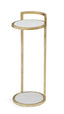 Bassett Gold Leaf/White Surrey Scatter Table