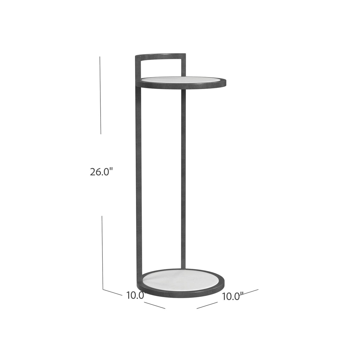 Bassett Black Surrey Scatter Table