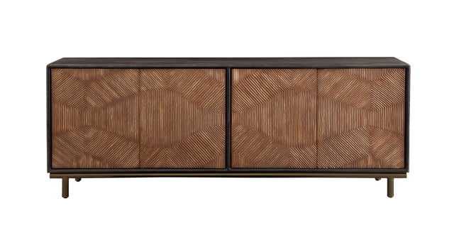 Bassett Two Tone Dark Brown Mango Wood Keir Server