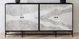Bassett Acid washed iron Caspar Iron Sideboard