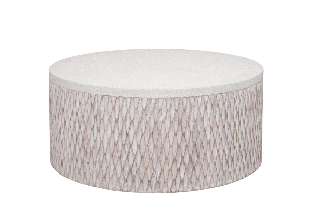 Bassett White wash mango. Brewer Accent Cocktail Table