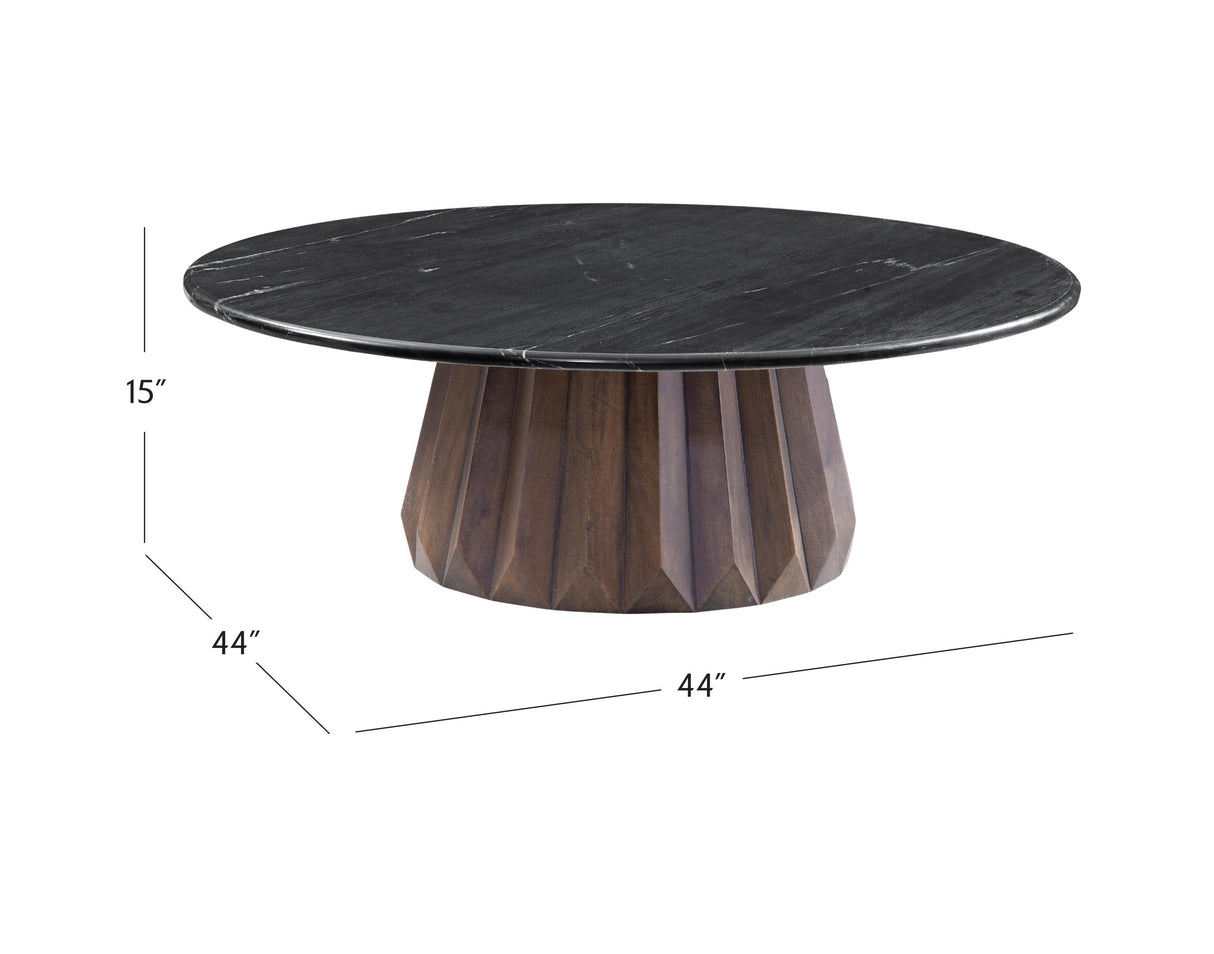 Bassett Brown Jennings Nesting Large Coffee Table