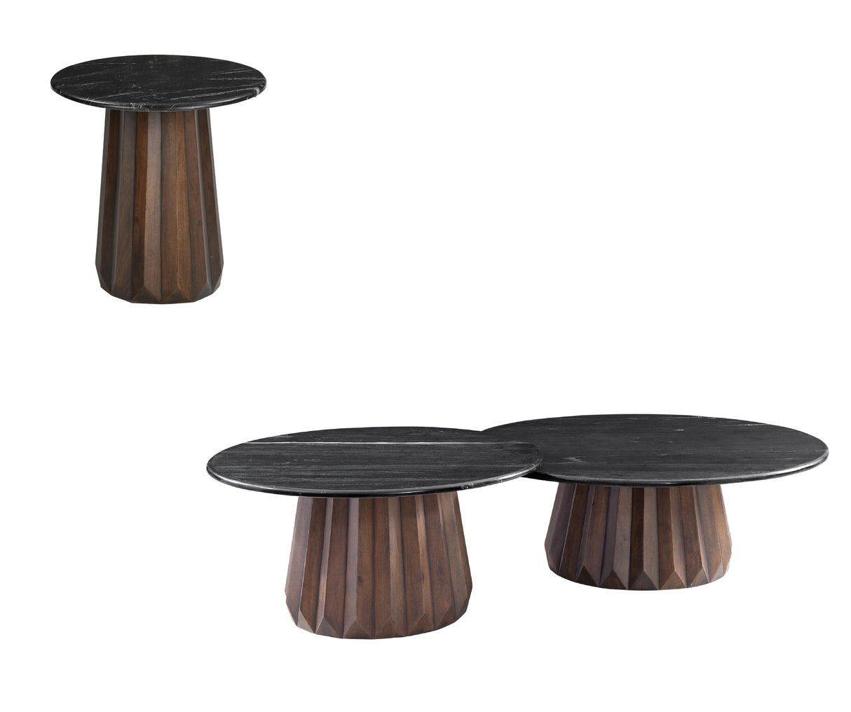 Bassett Brown Jennings Nesting Large Coffee Table