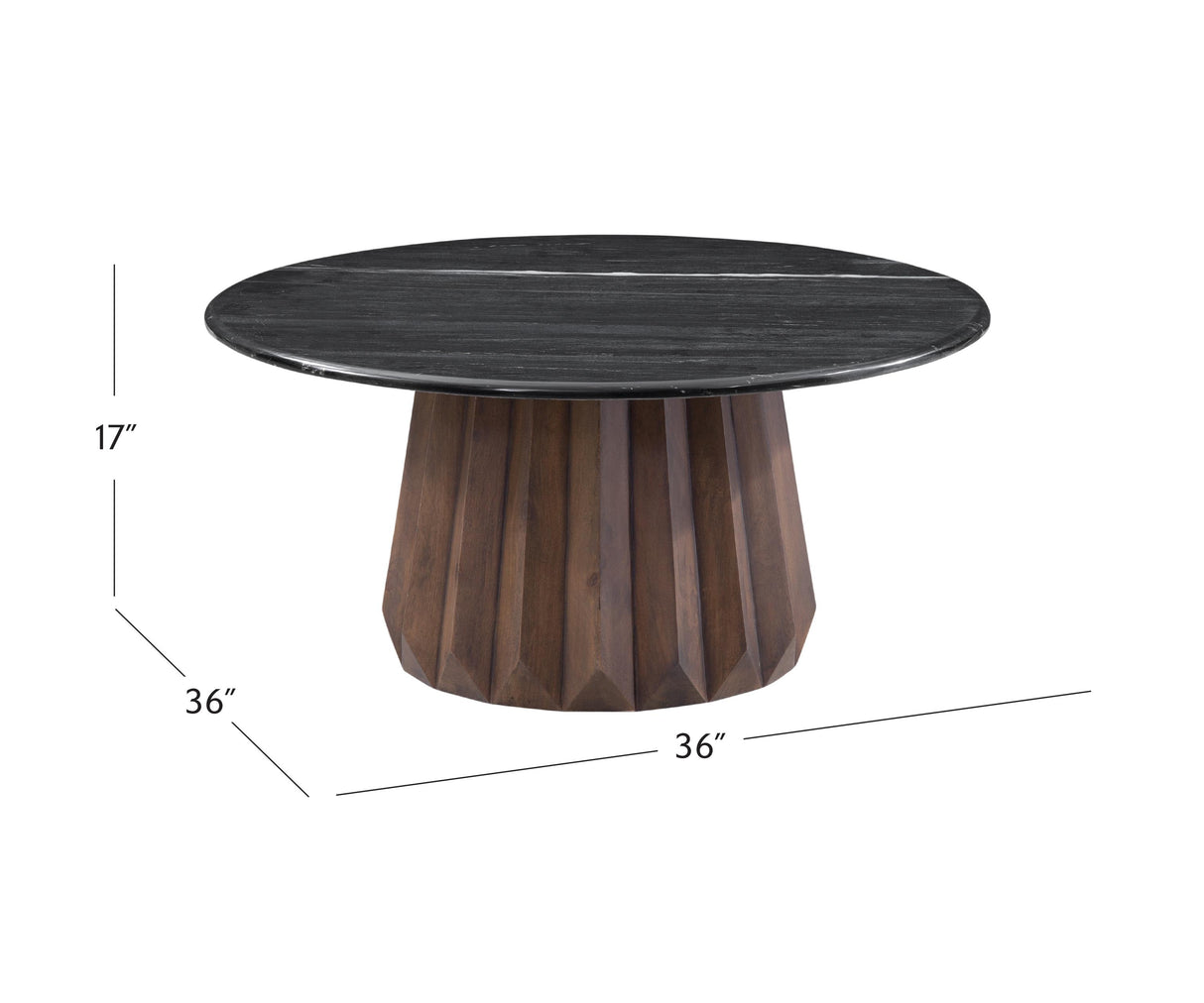 Bassett Brown Jennings Nesting Small Coffee Table