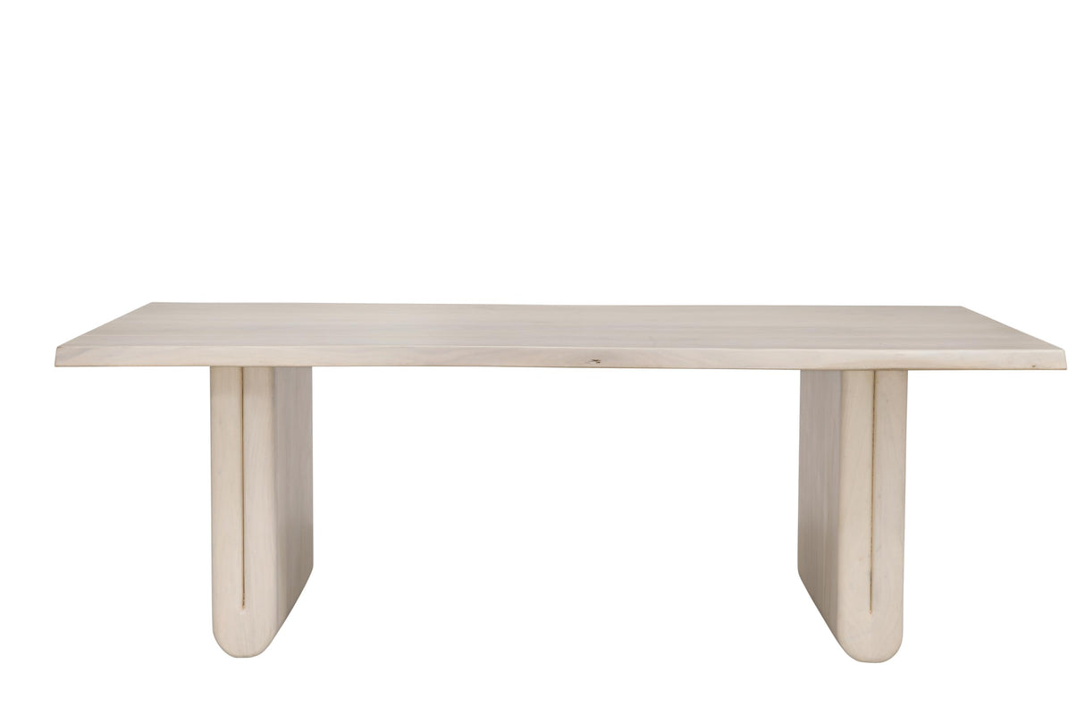 Bassett White Wash Bleached Mango Nadia Dining Table