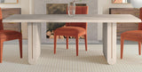 Bassett White Wash Bleached Mango Nadia Dining Table