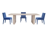Bassett White Wash Bleached Mango Nadia Dining Table