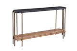 Bassett Dark Brown/Natural Mango Adrienne Console Table
