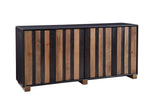 Bassett Dark Brown & Natural Mango Adrienne Server