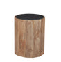 Bassett Dark Brown/Natural Mango Adrienne End Table