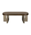 Bassett Cerused Charcoal Oak, Faux Metal Nova Coffee Table