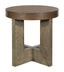 Bassett Cerused Charcoal Oak, Faux Metal Nova End Table