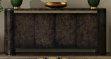 Bassett Ebony Mappa Burl with Gold Langford Server