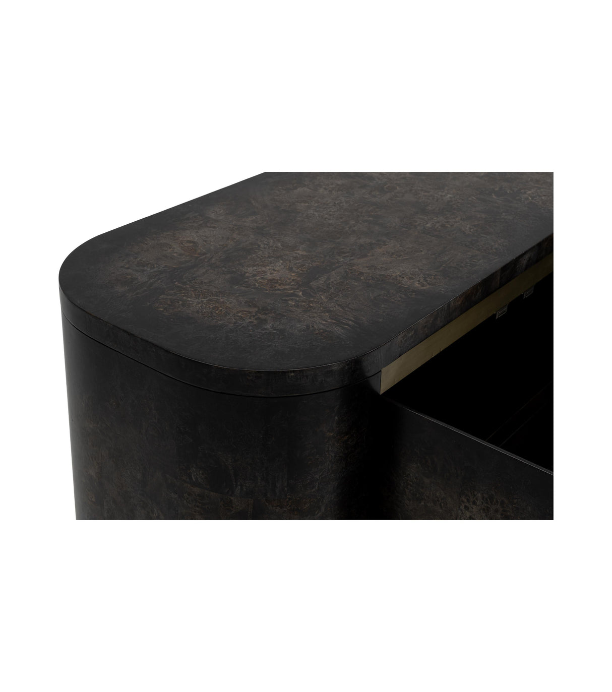 Bassett Ebony Mappa Burl with Gold Langford Server