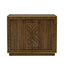 Bassett Rich Brown Zebrano, Gold Accents Claudia Hall Cabinet