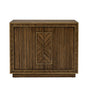 Bassett Rich Brown Zebrano, Gold Accents Claudia Hall Cabinet