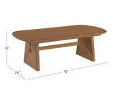 Bassett Natural Knox Coffee Table