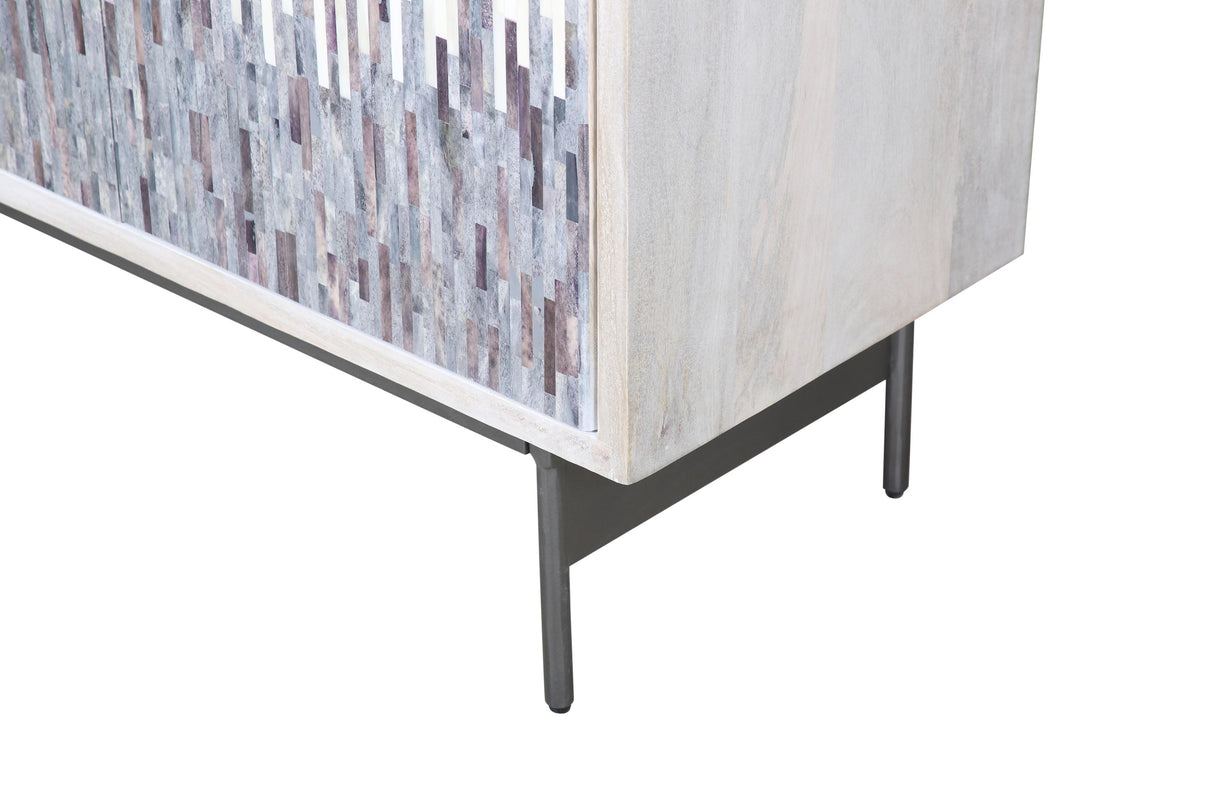Bassett White Zooey Server