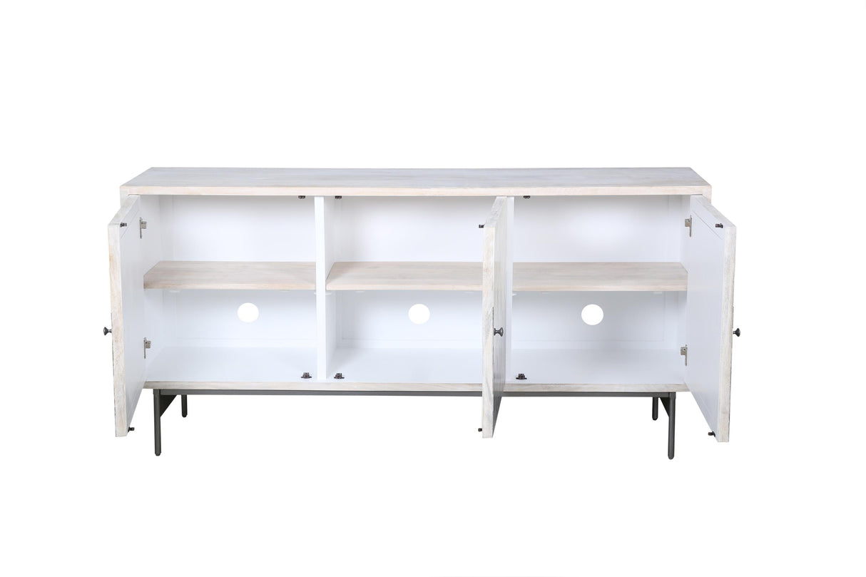 Bassett White Zooey Server