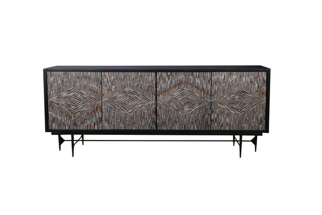 Bassett Dark Brown Mango, Multi Color Bone/Resin Andreas Server