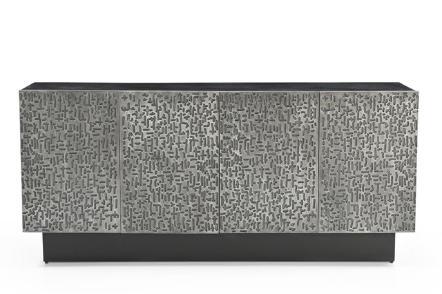Bassett Black Mango, Pewter Aluminum Sevigny Server