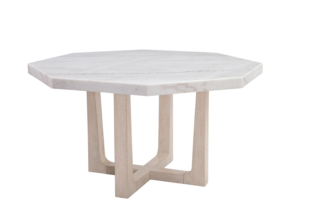 Bassett Marble Sun Bleached Ash Newport Dining Table