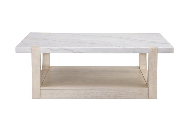 Bassett Sunbleached Ash Newport Rectangular Cocktail Table
