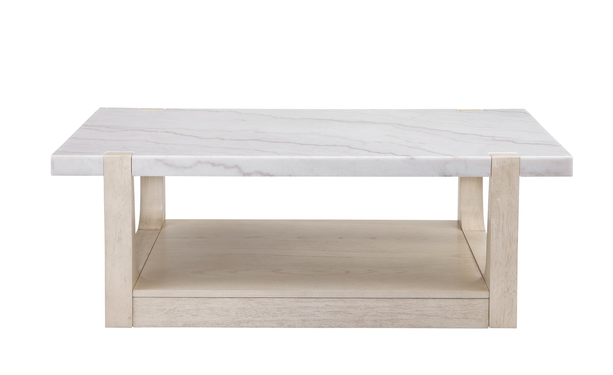 Bassett Sunbleached Ash Newport Rectangular Cocktail Table