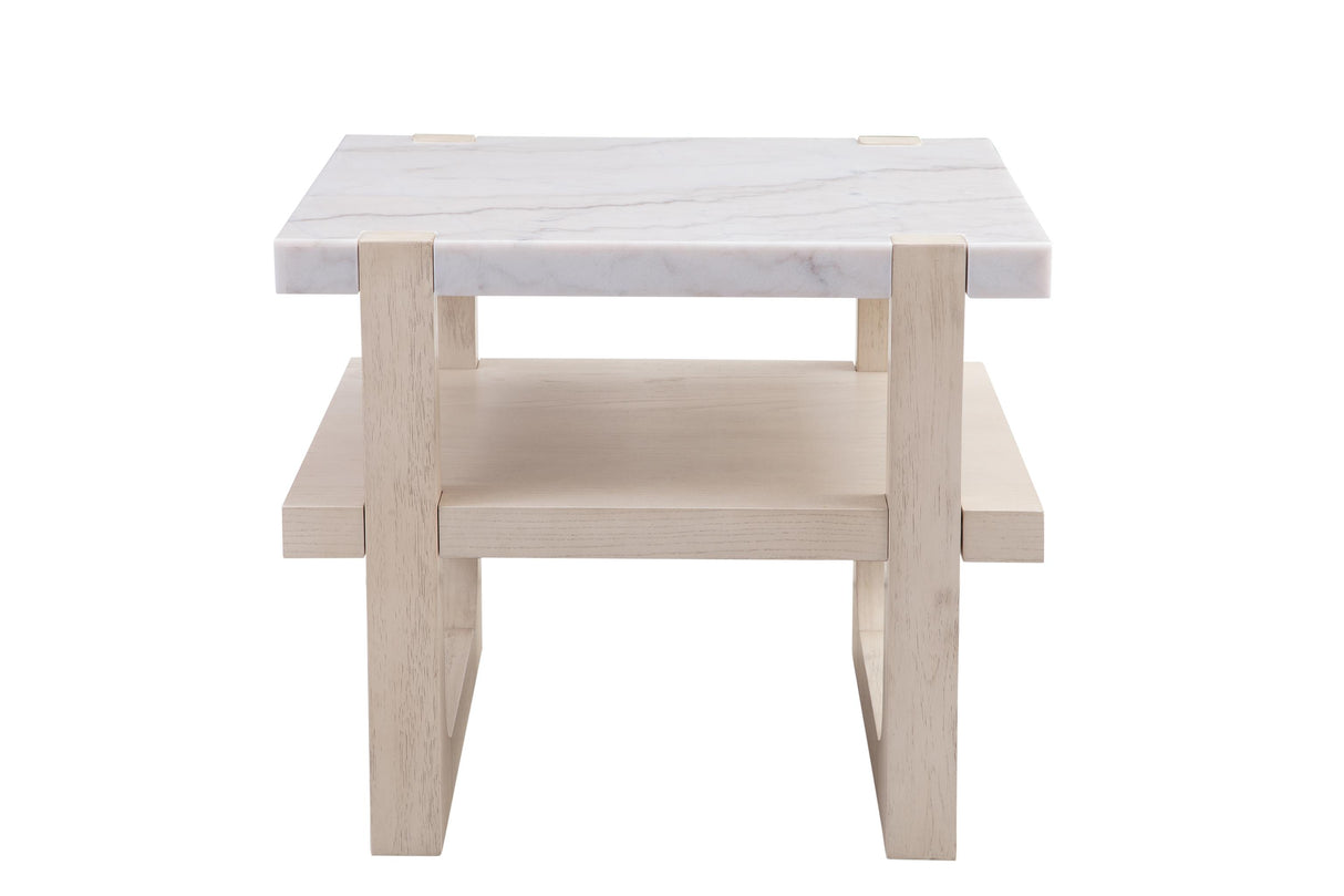 Bassett Sunbleached Ash Newport Rectangular End Table