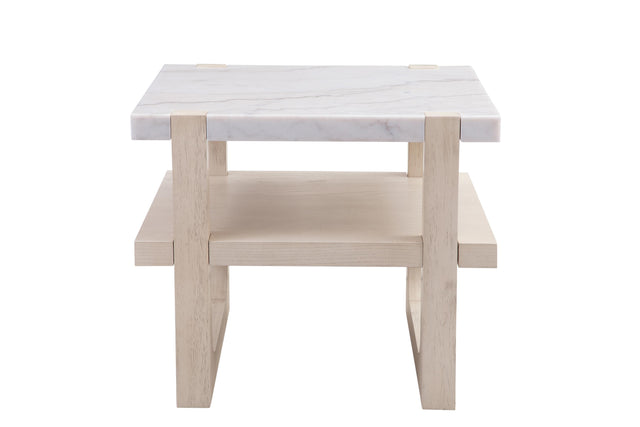 Bassett Sunbleached Ash Newport Rectangular End Table