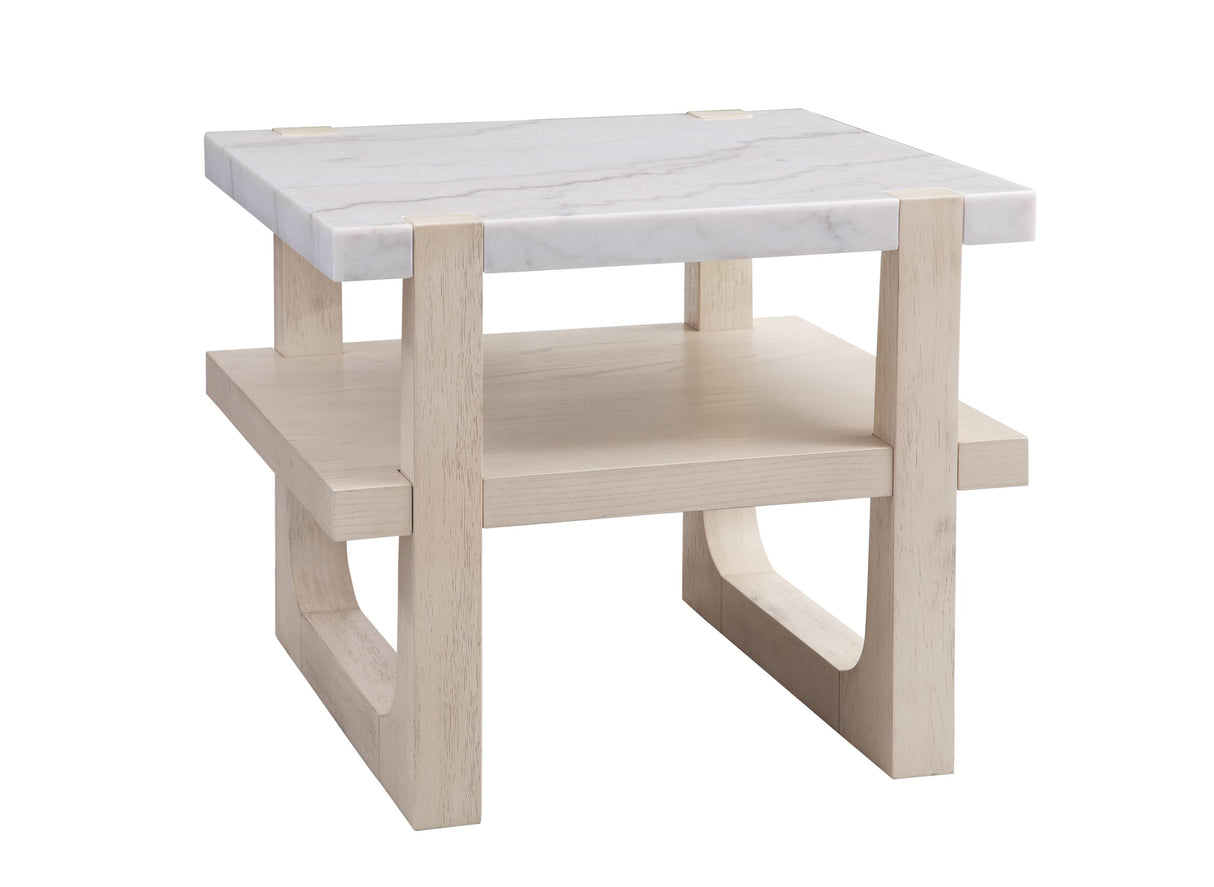 Bassett Sunbleached Ash Newport Rectangular End Table