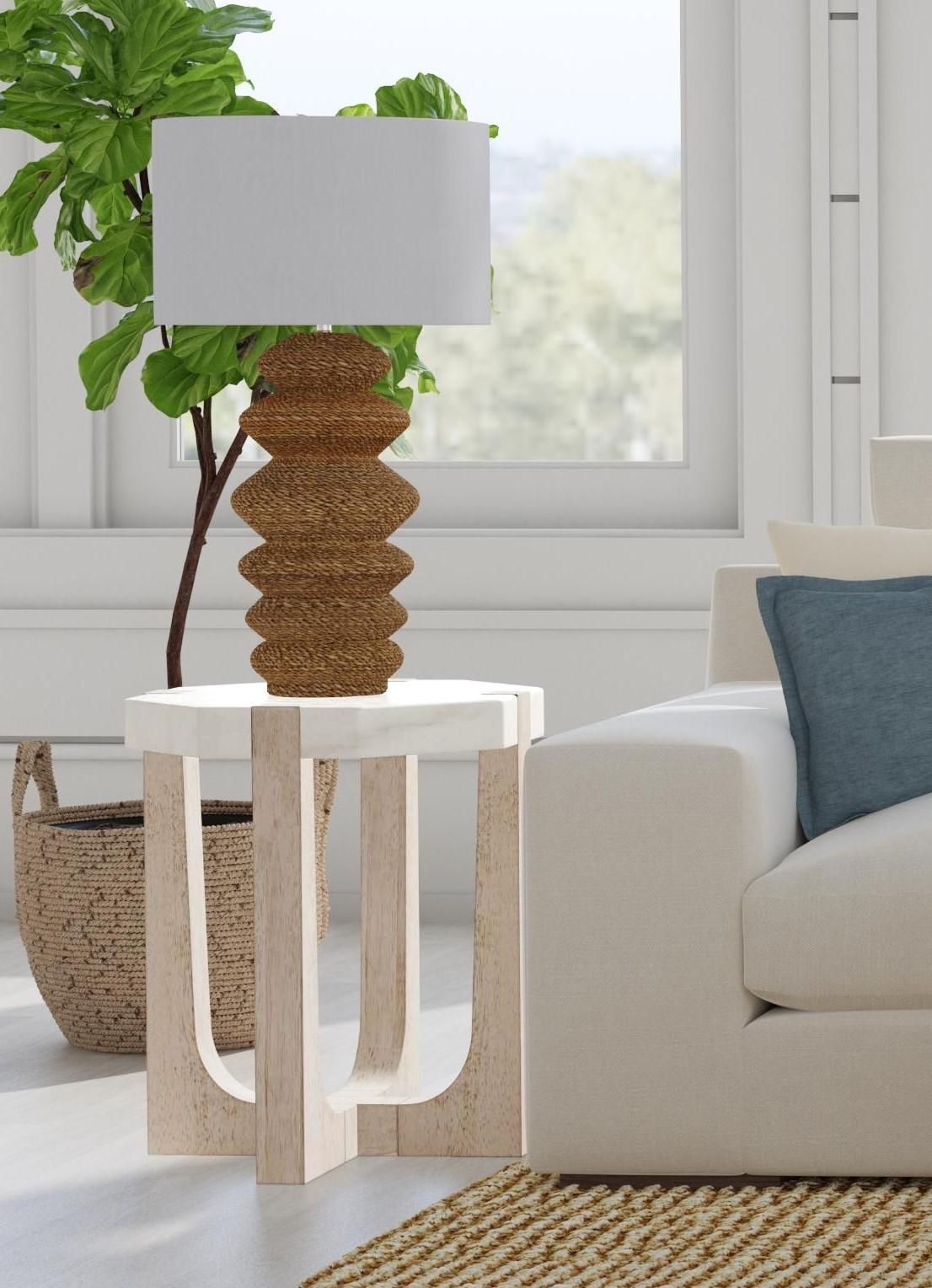 Bassett Ash veneer Newport Console Table