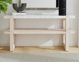 Bassett Ash veneer Newport Console Table