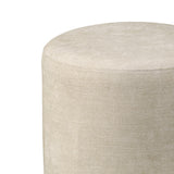 Bassett White Anderson Round Ottoman