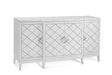 Bassett White/Silver Farrow Server