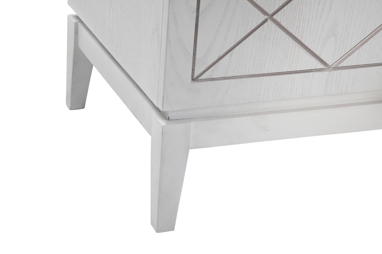 Bassett White Farrow Server