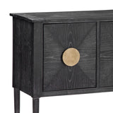 Bassett Black Jensen Console Table