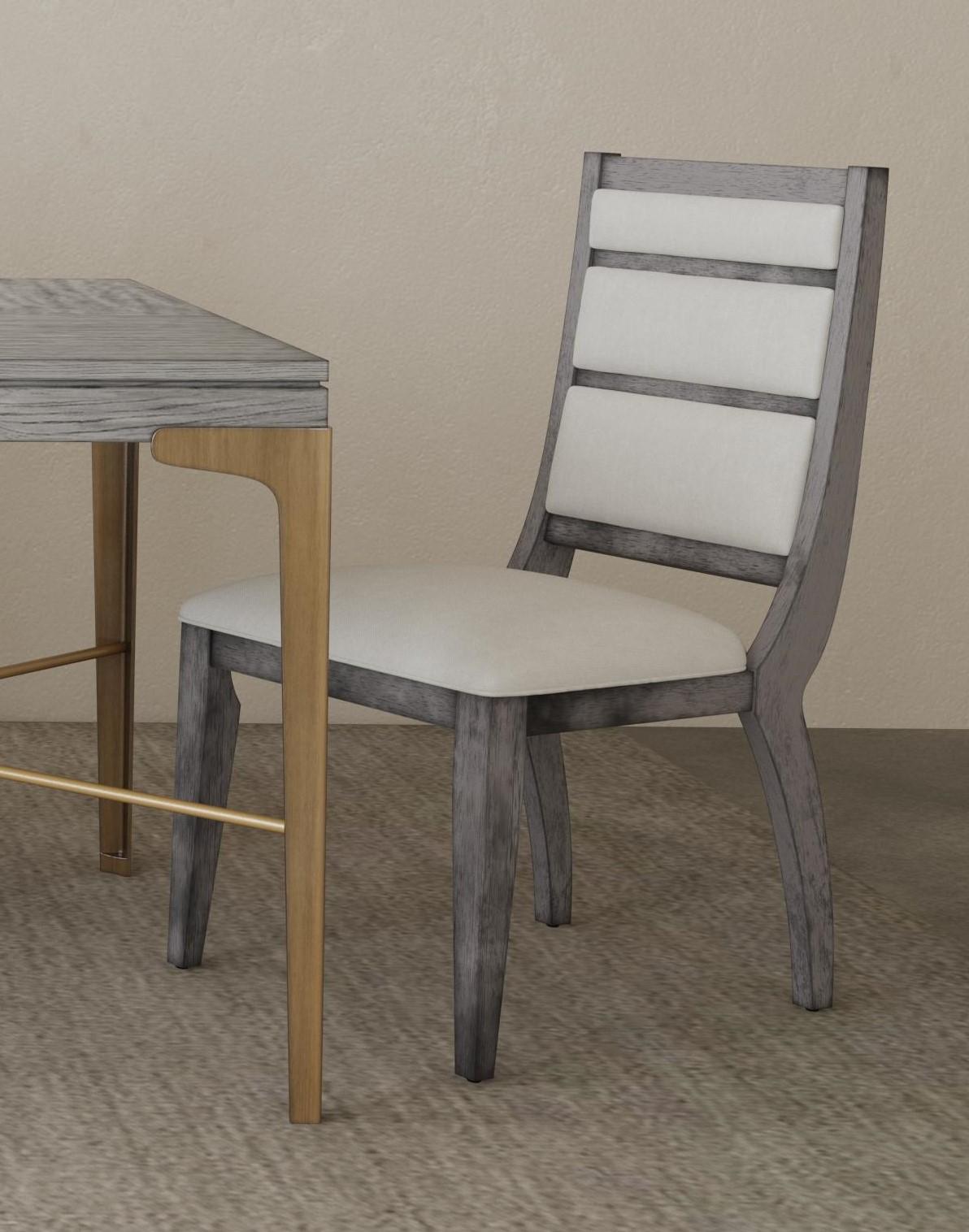 Bassett Gray Nylah Dining Chair Set of 2