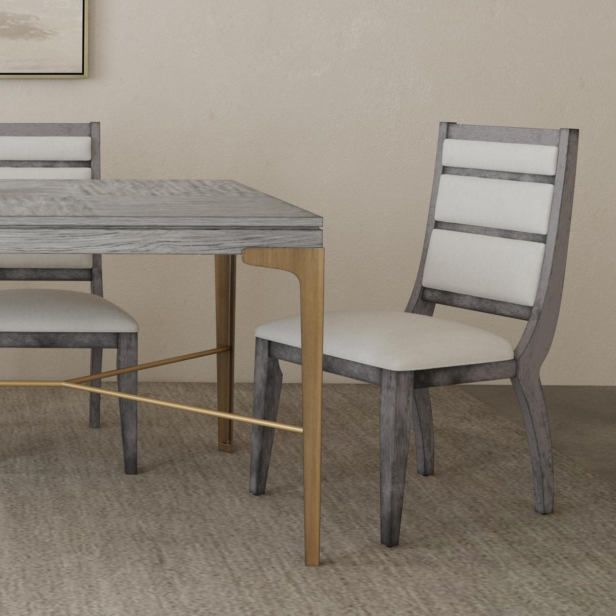 Bassett Gray Nylah Dining Chair Set of 2